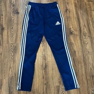 Adidas Aeroready Joggers Youth Sz 13-14 Zipper Pockets and Ankles Drawstring